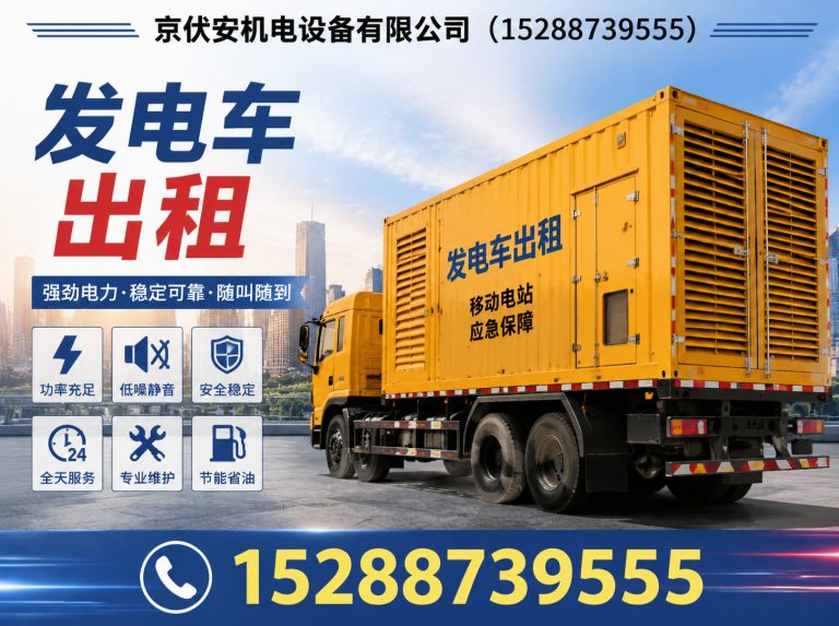 蚌埠发电机出租展示图